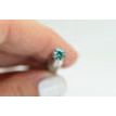 Loose Fancy Green Blue Round Diamond 0.95 Carat SI1 6.05 MM