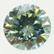 Round Shape Diamond Fancy Green Color VS2 0.94 Carat