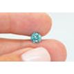 Round Diamond Fancy Turquoise 0.93 Carat SI1