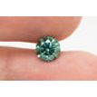 Fancy Green Round Cut Diamond 0.90 Carat VS1