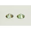 Round Shape Diamond Matching Pair Fancy Green VS2 0.46 TCW