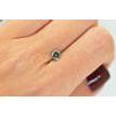 Cushion Cut Natural Diamond Green Color 0.86 Carat VS1 
