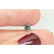 Cushion Cut Natural Diamond Green Color 0.86 Carat VS1 