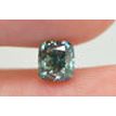 Cushion Cut Diamond Green Color 0.91 Carat SI1