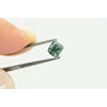 Cushion Cut Diamond Green Color 0.91 Carat SI1
