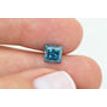 Princess Cut Diamond Fancy Blue Color 2.00 Carat SI3