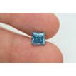 Princess Cut Diamond Fancy Blue Color 2.00 Carat SI3