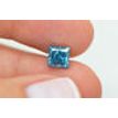 Princess Cut Diamond Fancy Blue Color 2.00 Carat SI3
