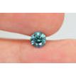 Loose Round Shape Diamond Fancy Blue Color 0.72 Carat 