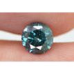 Loose Round Blue Diamond Certified Enhanced 0.74 Carat SI2