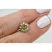 Loose Fancy Champagne Round Diamond 3 Carat I1
