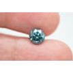 Loose Round Cut Diamond Real 1.50 Carat Fancy Blue Color Enhanced SI2 Certified