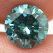 Fancy Blue Color Round Shape Real Diamond 1.61 Carat 