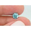 Loose Round Diamond Fancy Ice Blue 1.02 Carat SI1