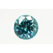Fancy Blue Round Cut Diamond 0.72 Carat VS2