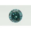 Round Shape Diamond Fancy Blue 0.70 Carat SI1