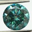 Loose Blue Diamond Fancy Color Round Shaped Real Natural Enhanced I1 1.55 Carat