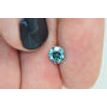 Round Shape Fancy Blue Loose Diamond 0.73 Carat SI1
