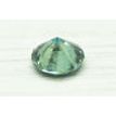 Loose Round Shape Diamond Fancy Blue Color SI1 Certified Enhanced 0.72 Carat