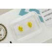 Oval Cut Diamond Pair Fancy Yellow Color IGI Certified SI1 0.92 TCW