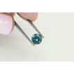 Fancy Blue Color Round Cut Diamond 0.67 Carat SI1