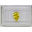 Pear Shape Diamond Fancy Yellow IGI Certified 1.00 Carat SI1