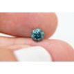 Fancy Blue Color Round Shaped Loose Diamond 5.51X5.50 MM 0.65 Carat I1