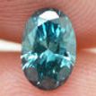 Oval Diamond Blue Color 0.70 Carat SI1 