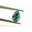 Pear Shape Diamond Fancy Greenish Blue 0.73 Carat SI2 IGI Certified