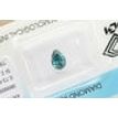 Pear Shape Diamond Fancy Greenish Blue 0.73 Carat SI2 IGI Certified