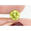 Round Diamond Fancy Yellow Color 2.01 Carat SI1