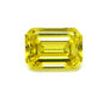 Emerald Diamond Fancy Yellow Color 0.98 Carat VVS2