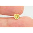 Loose Yellow Heart Diamond 0.70 Carat SI1