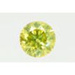 Round Cut Diamond Fancy Yellow Color 0.94 Carat SI1