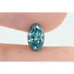 Oval Cut Diamond Fancy Blue Color 0.72 Carat VS2
