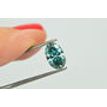 Oval Cut Diamond Blue Color 1.26 Carat VVS2
