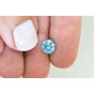 Loose Blue Round Diamond 1.55 Carat SI2