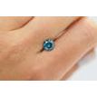 Loose Fancy Blue Round Cut Diamond I1 1.32 Carat Certified