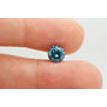 Loose Fancy Blue Round Cut Diamond I1 1.32 Carat Certified