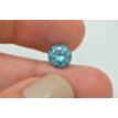 Blue Diamond Round Shaped Loose Fancy Color Real Natural Enhanced SI2 2.12 Cara