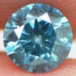 Loose Round Shape Blue Color Diamond 0.71 Carat
