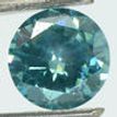 Round Cut Diamond Fancy Blue Color 1.50 Carat VS2