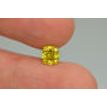 Cushion Shape Diamond Fancy Yellow Color 1.00 Carat SI1