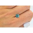 Round Cut Diamond Fancy Blue 1.51 Carat SI2 