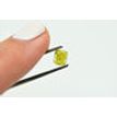 Loose Radiant Diamond Fancy Yellow 0.94 Carat SI1
