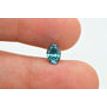 Oval Cut Diamond Fancy Blue Color 1.02 Carat SI1