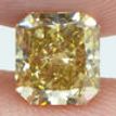 Radiant Cut Diamond Fancy Brownish Yellow 1.08 Carat VS1 GIA Certificate