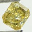 Radiant Cut Shape Diamond Fancy Brownish Yellow Loose 0.48 Carat GIA Certificate
