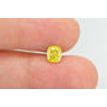 Yellow Cushion Cut Diamond 1.02 Carat VS1
