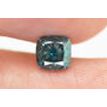 Blue Cushion Cut Diamond 0.71 Carat VS2